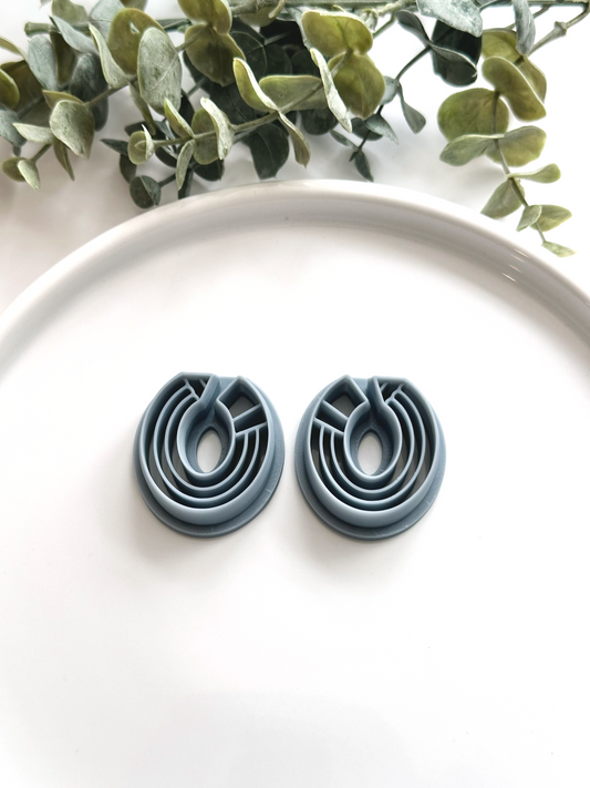 Oval Number 2 Pencil (Mirror Set) | Back to School Theme | Polymer Clay Cutter