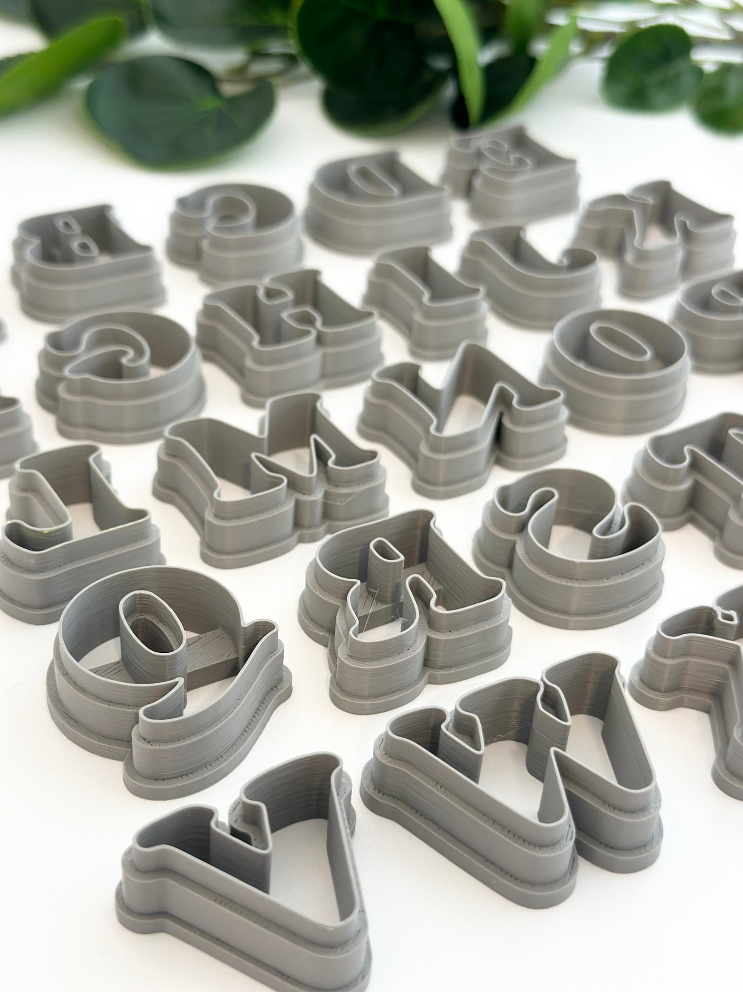 Bubble Letters | Polymer Clay Cutter