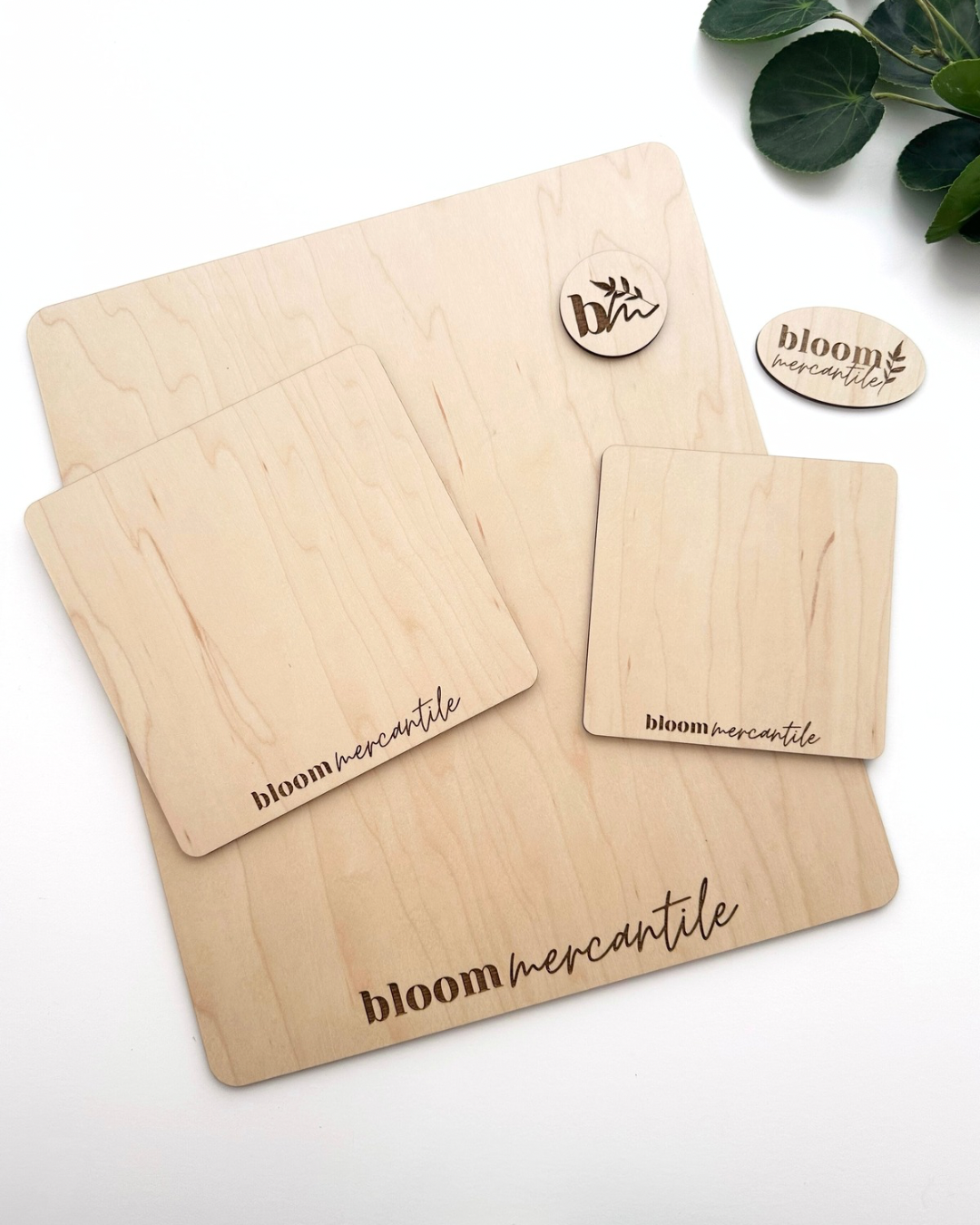 Custom Branded Wood Photo Props | Earring & Jewelry Product Photo Props