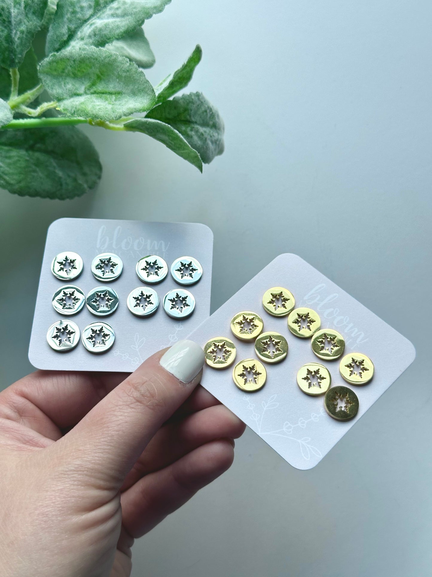 Snowflake Cutouts | Add-On Stud Packs (5 pair)