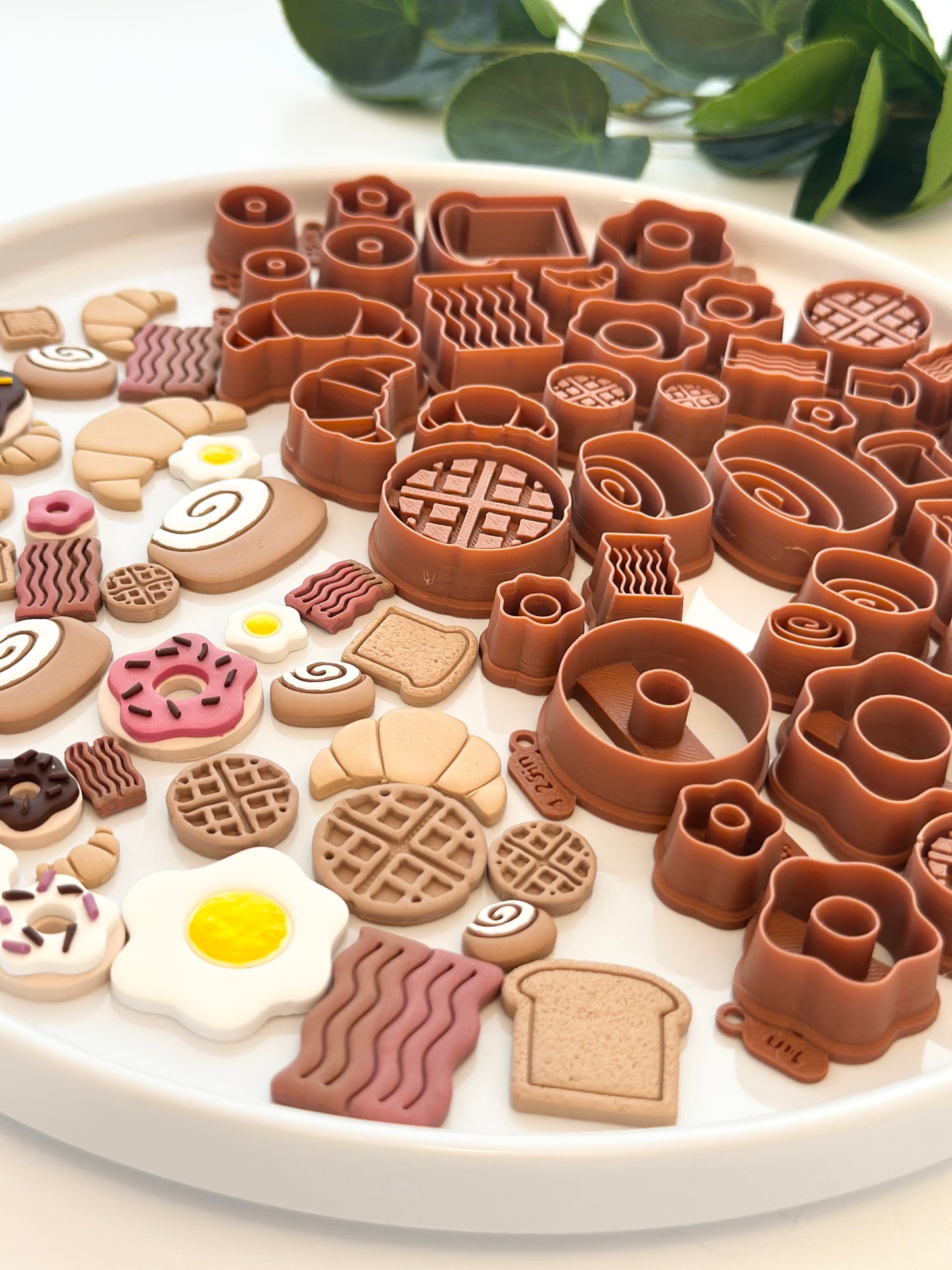 Breakfast Mini Collection Bundle (41 pieces) | Polymer Clay Cutter