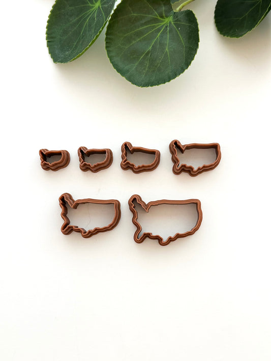 USA Silhouette | Polymer Clay Cutter