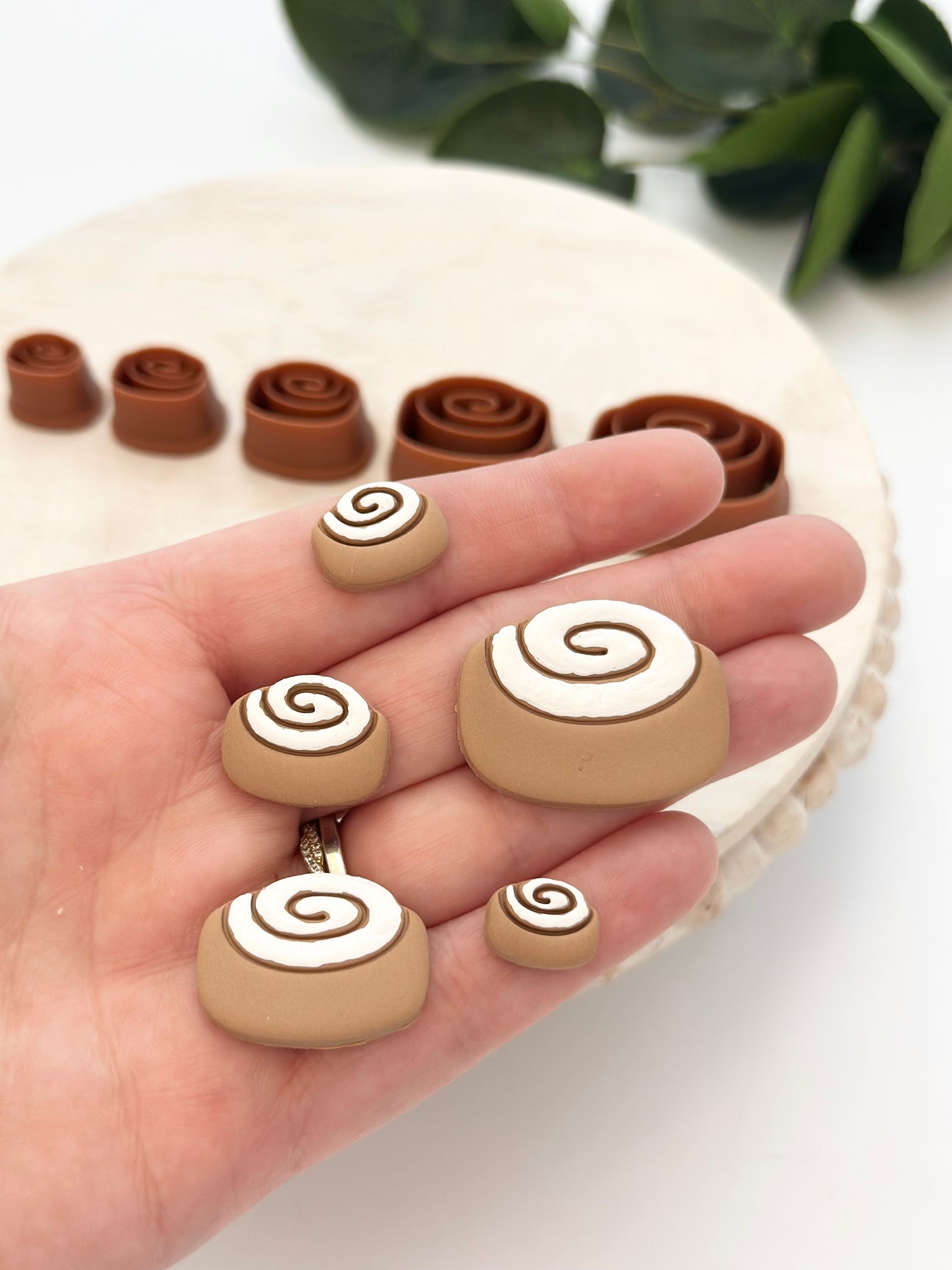 Cinnamon Rolls | Polymer Clay Cutter