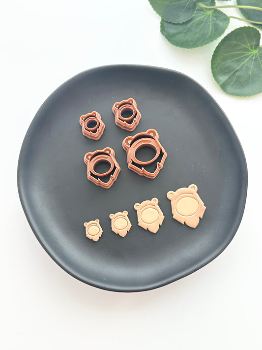 Hooded Furry Friend | Polymer Clay Cutter
