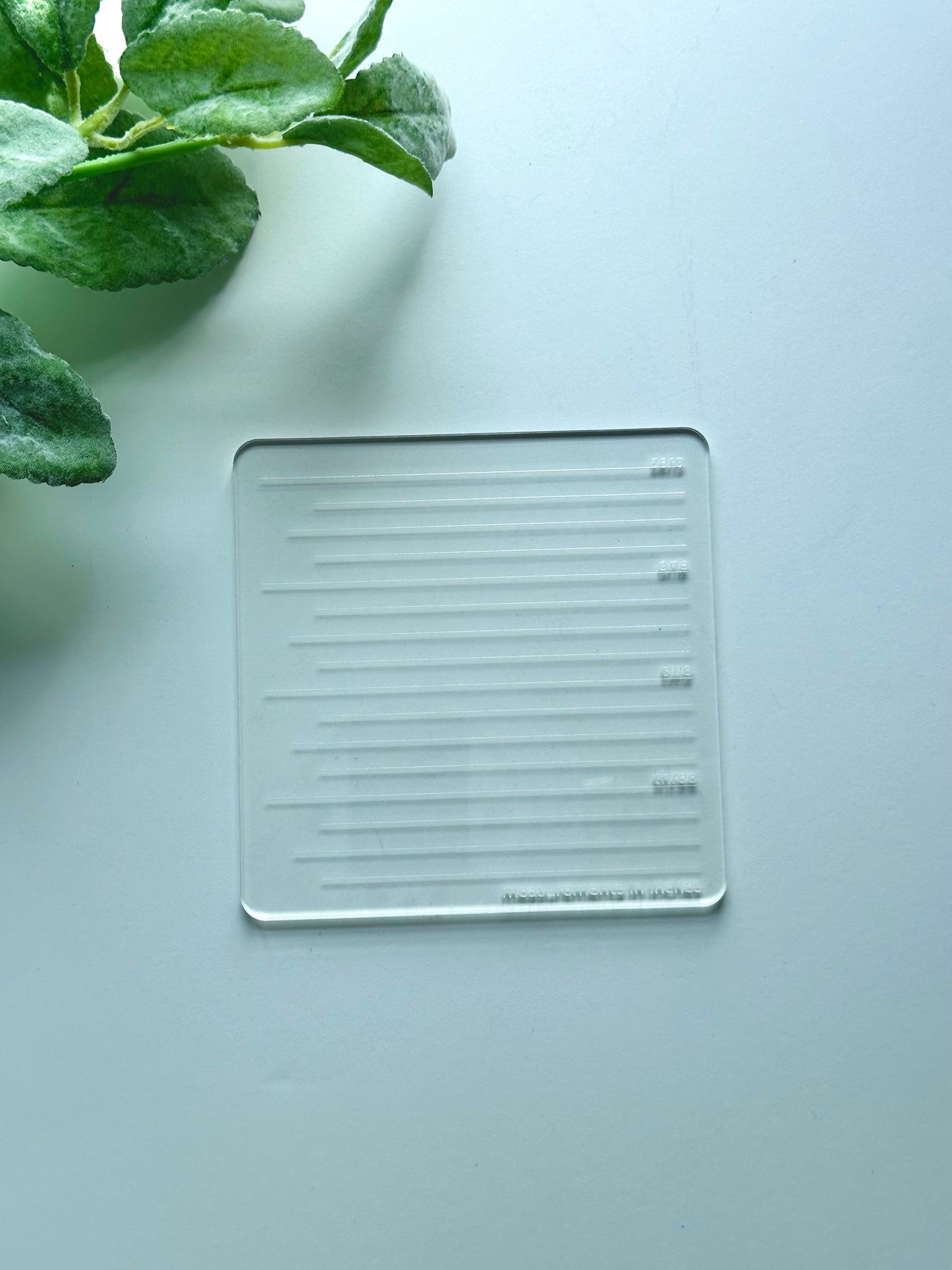 Product Ruler Display Plates