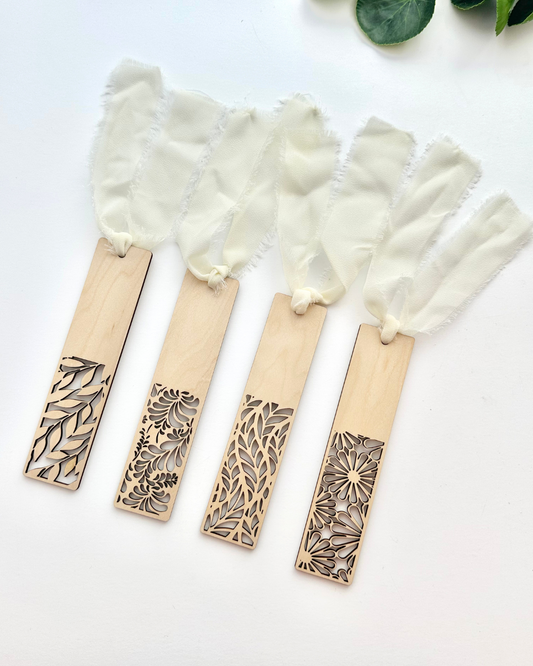 Botanical Wood Bookmarks | Multiple Styles