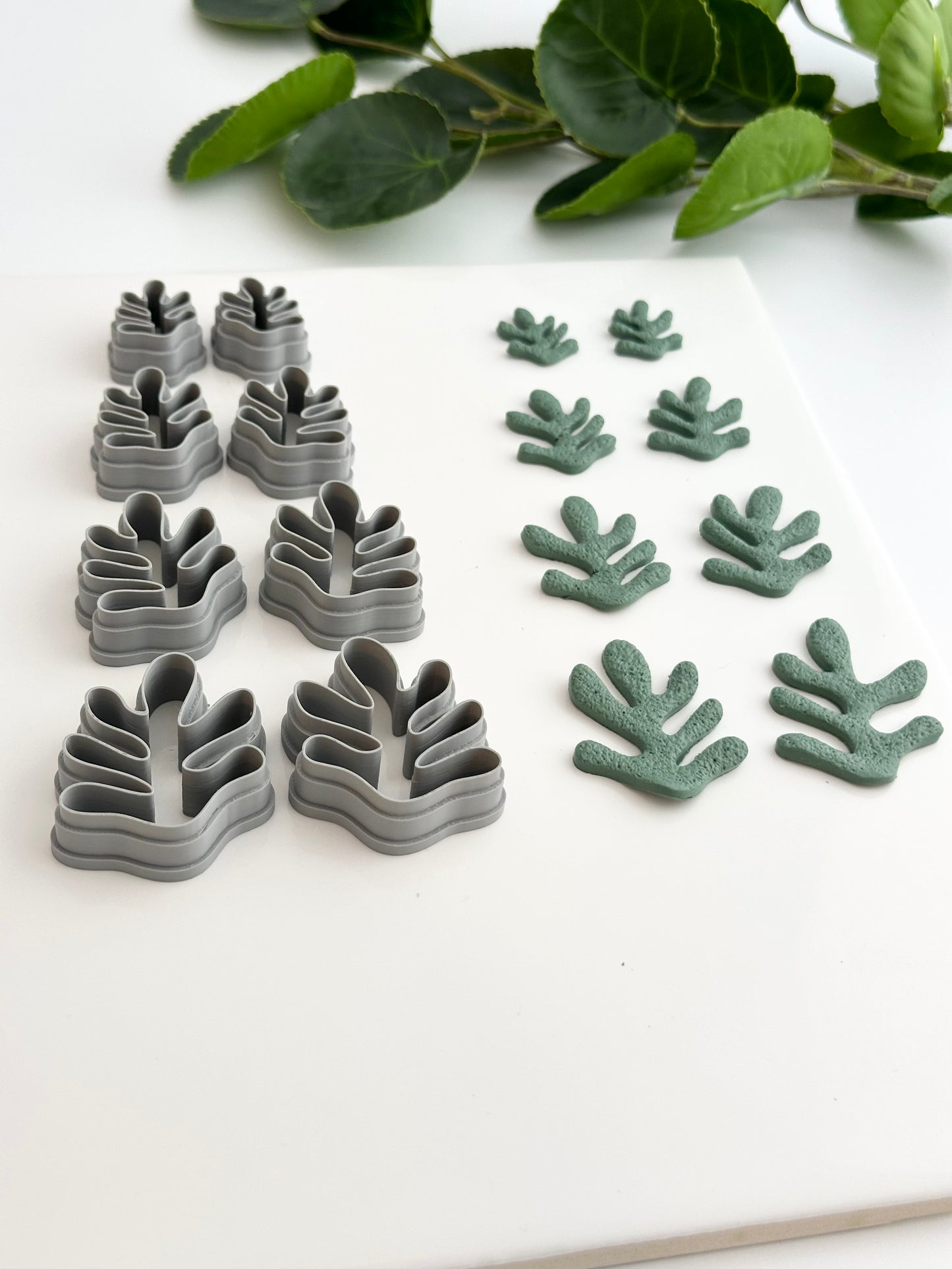 Coral (Mirror Set) | Polymer Clay Cutter