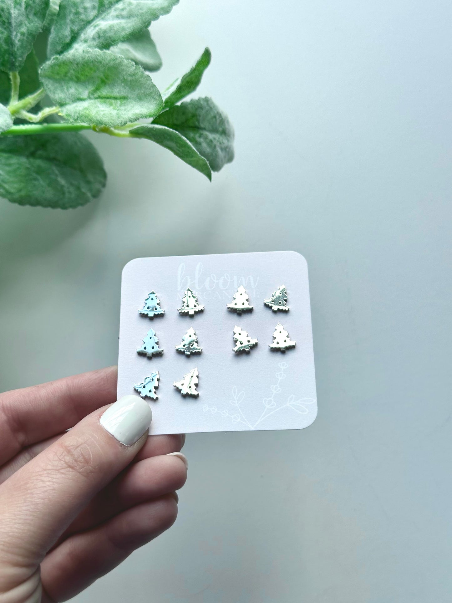 Dotted Christmas Trees | Add-On Stud Packs (5 pair)