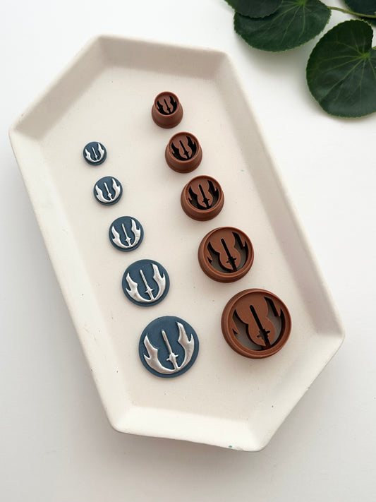 Mind Fighters Symbol | Polymer Clay Cutter