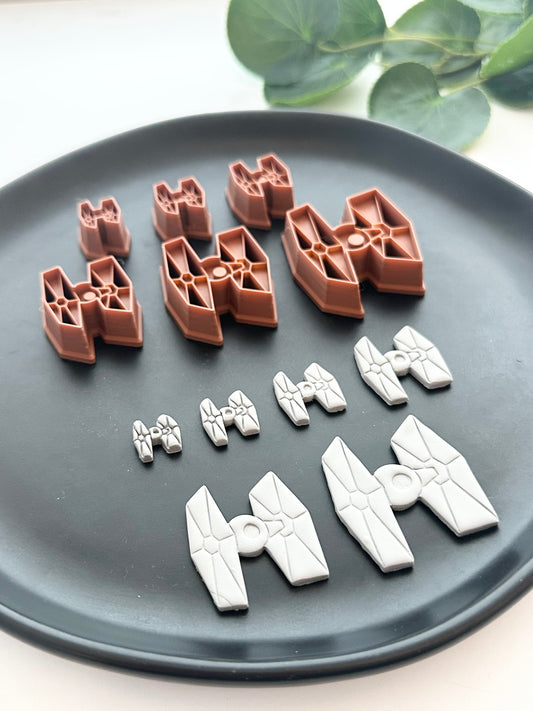 Galactic Fighter Ship | Polymer Clay Cutter