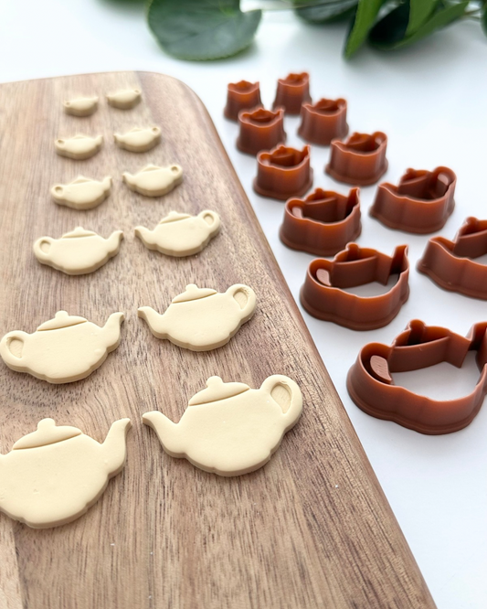 Teapot (Mirror Set) | Polymer Clay Cutter