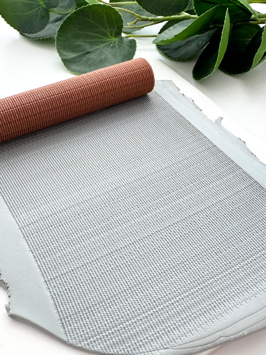 New Linen | Polymer Clay Texture Roller