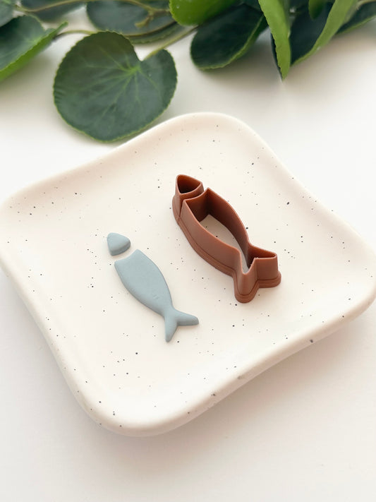 2pc Sardine Fish | Polymer Clay Cutter
