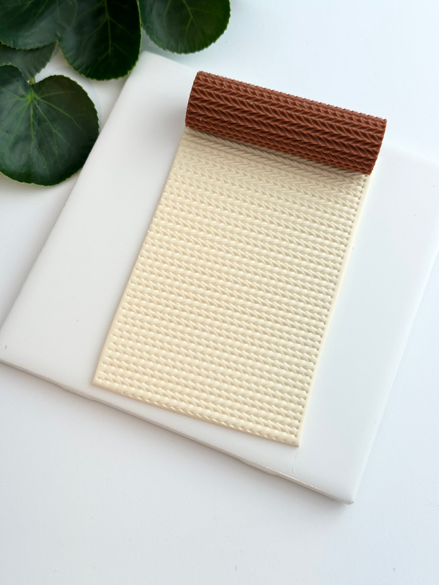 Knit (Large Pattern) | Polymer Clay Texture Roller