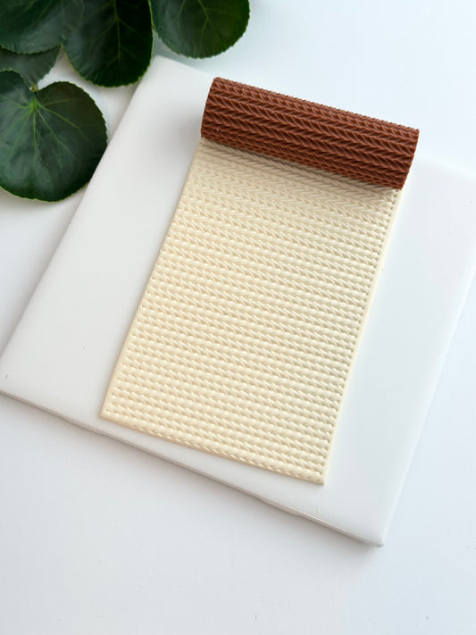 Knit (Large Pattern) | Polymer Clay Texture Roller