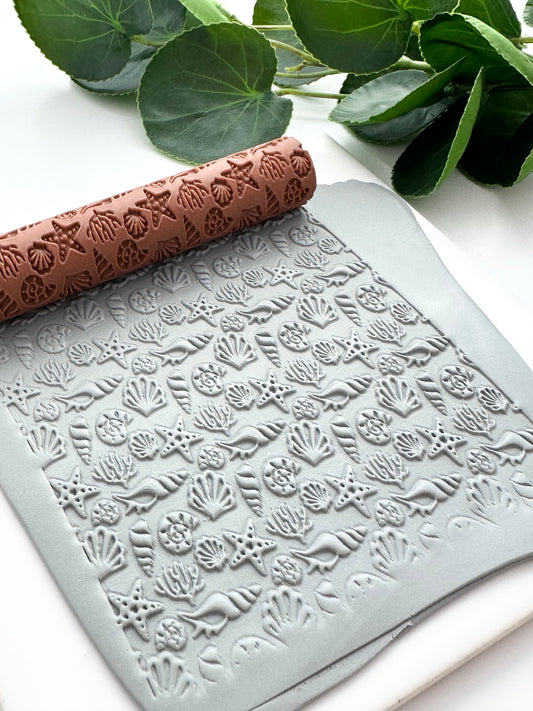 Seashells | Polymer Clay Texture Roller