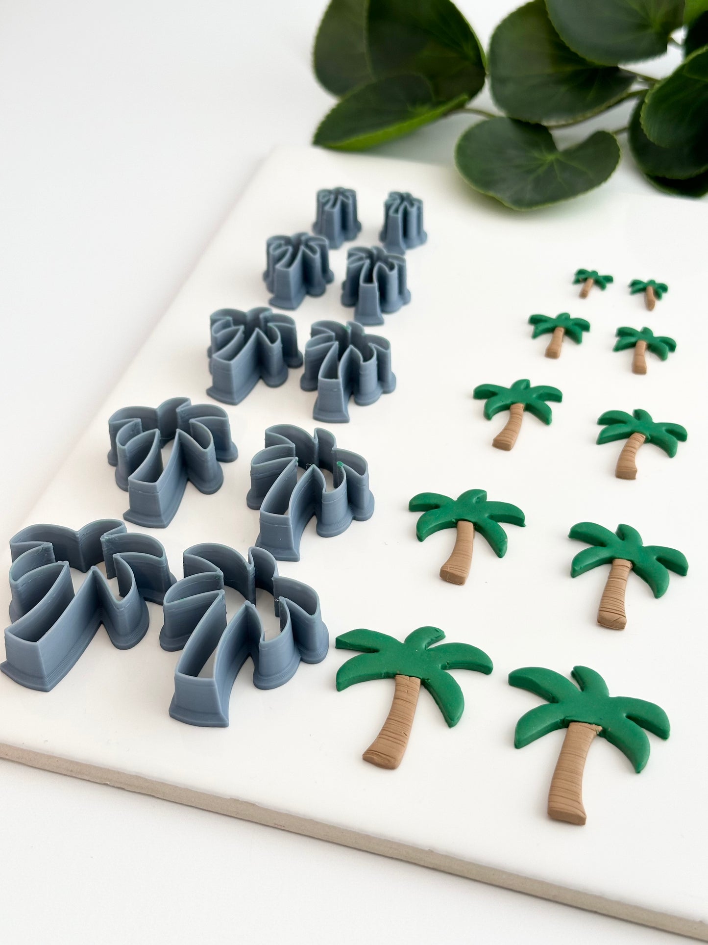 Palm Tree (Mirror Set) | Polymer Clay Cutter