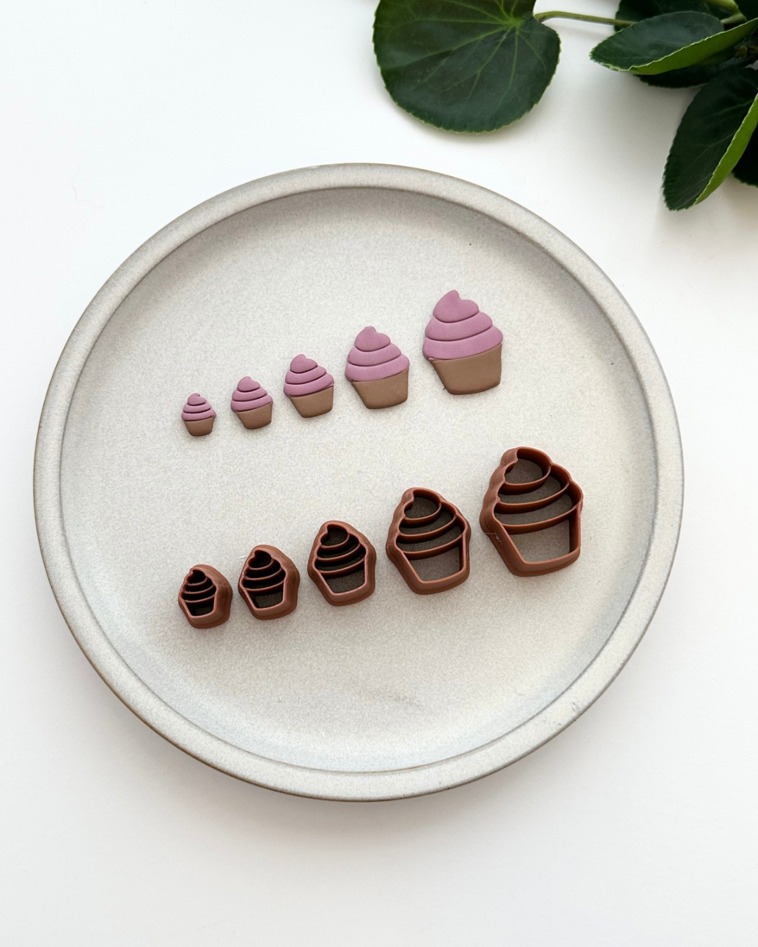 Frosted Cupcake | Polymer Clay Cutter