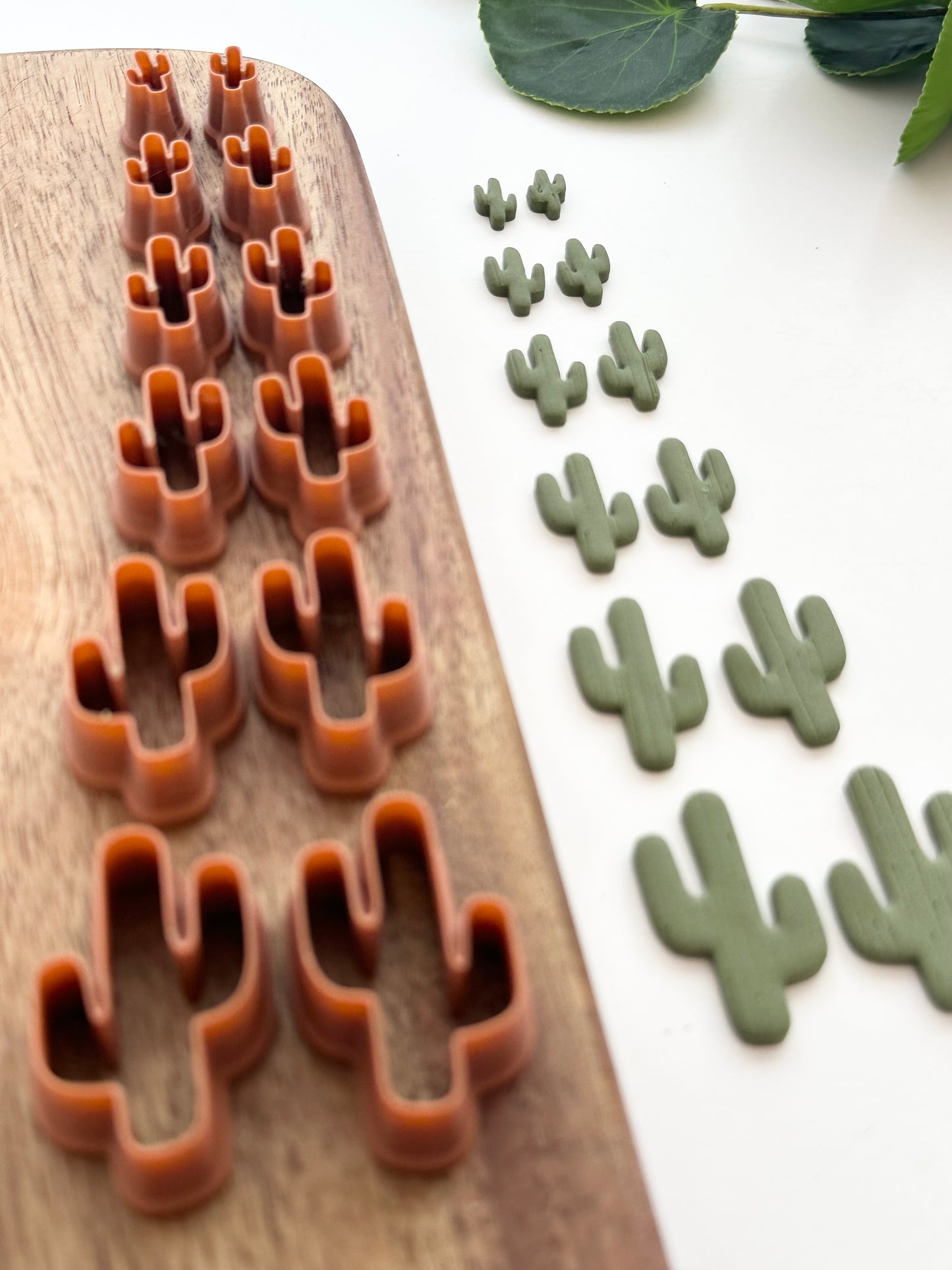 Cactus (Mirror Set) | Polymer Clay Cutter