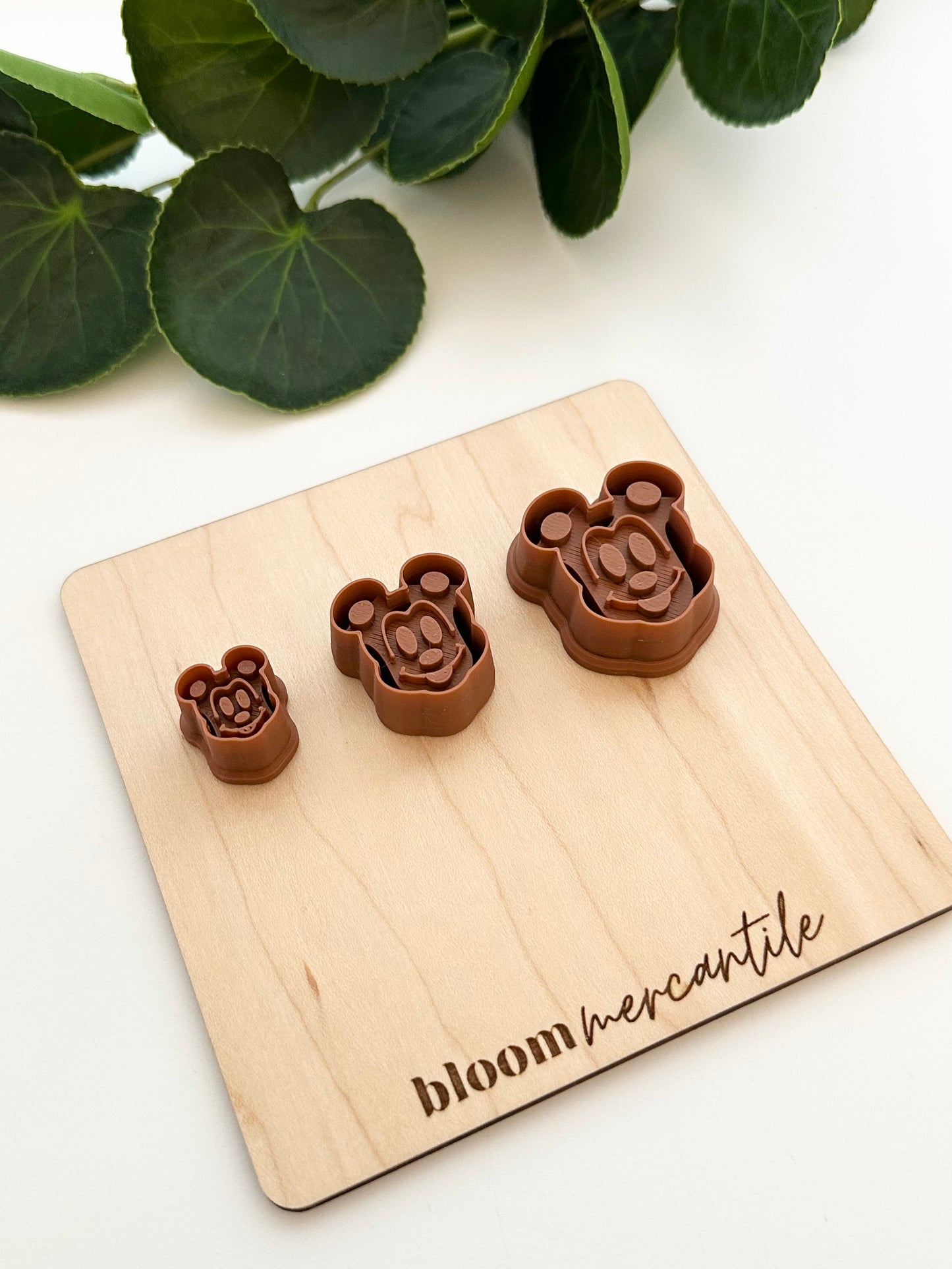 Mouse Head Waffle | Polymer Clay Cutter