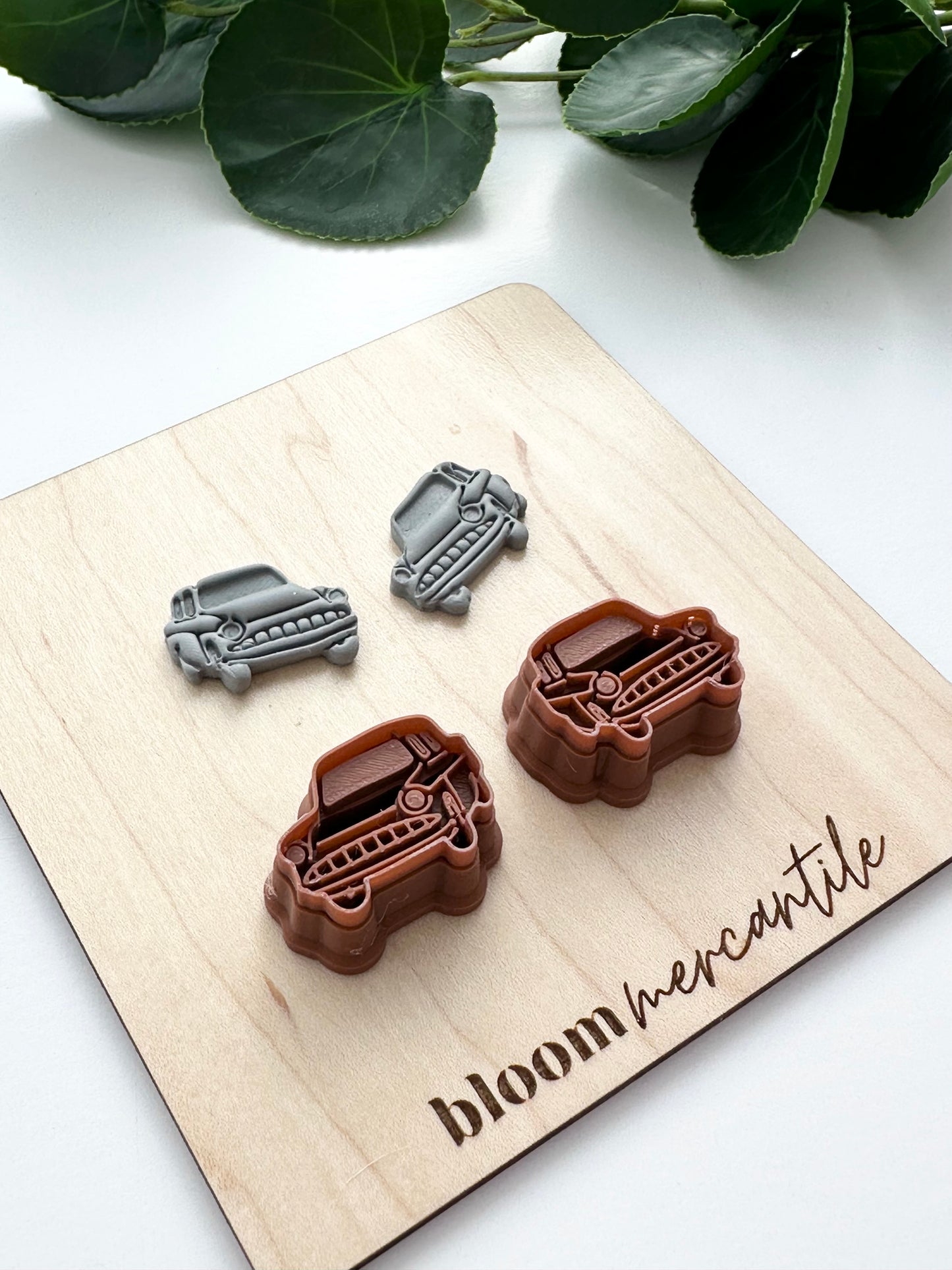 Magical Flying Car (Mirror Set) | Polymer Clay Cutter