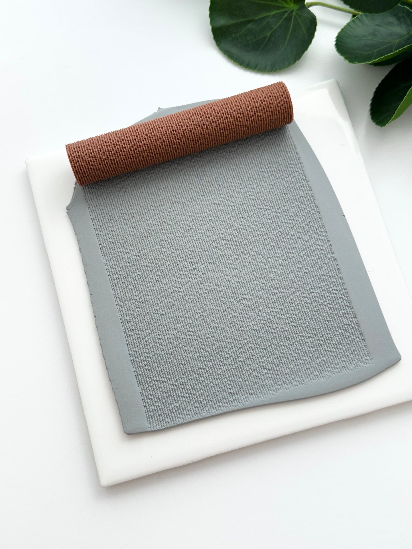 Woven Rug | Polymer Clay Texture Roller