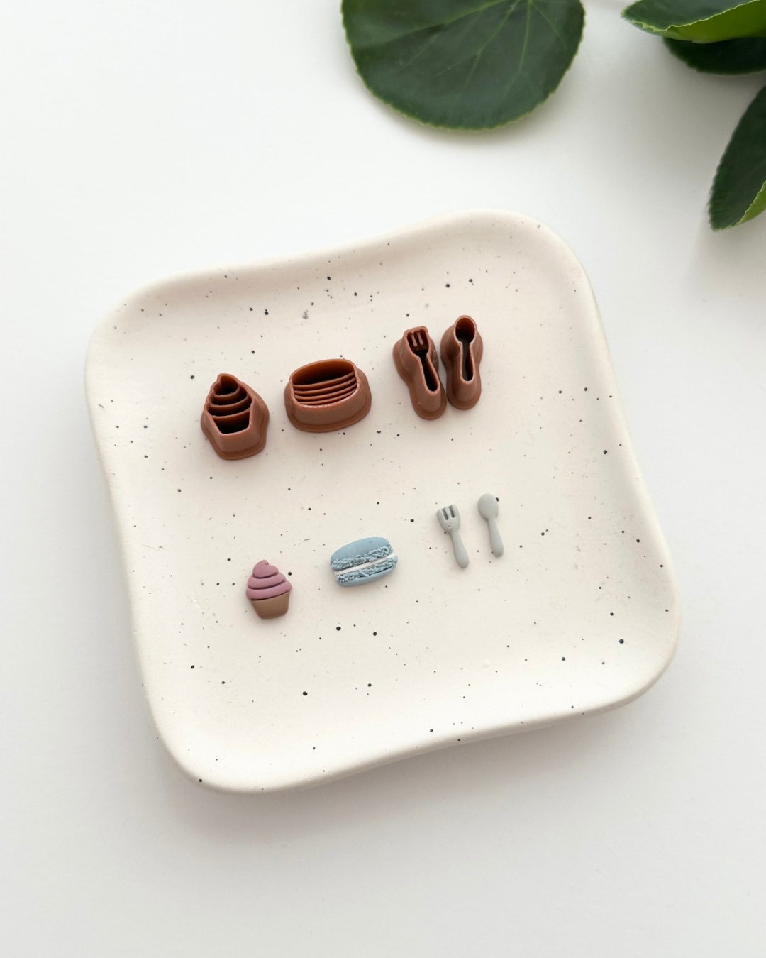 Desserts Little Stud Pack (4pc) | Polymer Clay Cutter