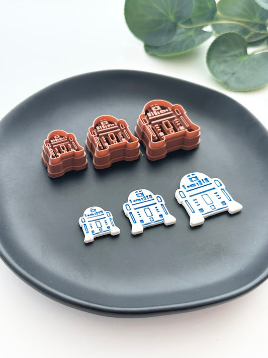 Short White Robot | Polymer Clay Cutter