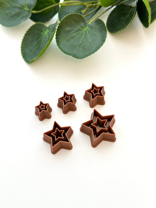 Windowed Star | Polymer Clay Cutter
