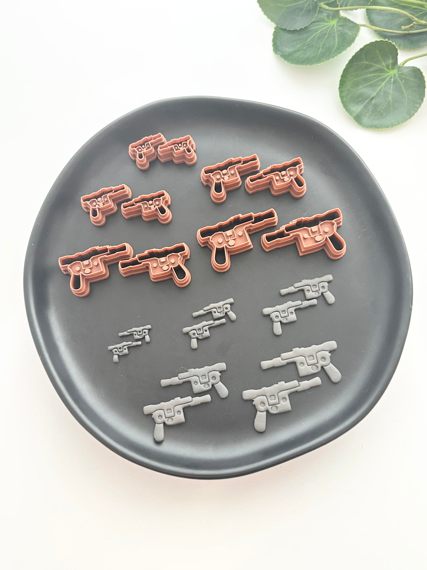Blaster Gun (Mirror Set) | Polymer Clay Cutter
