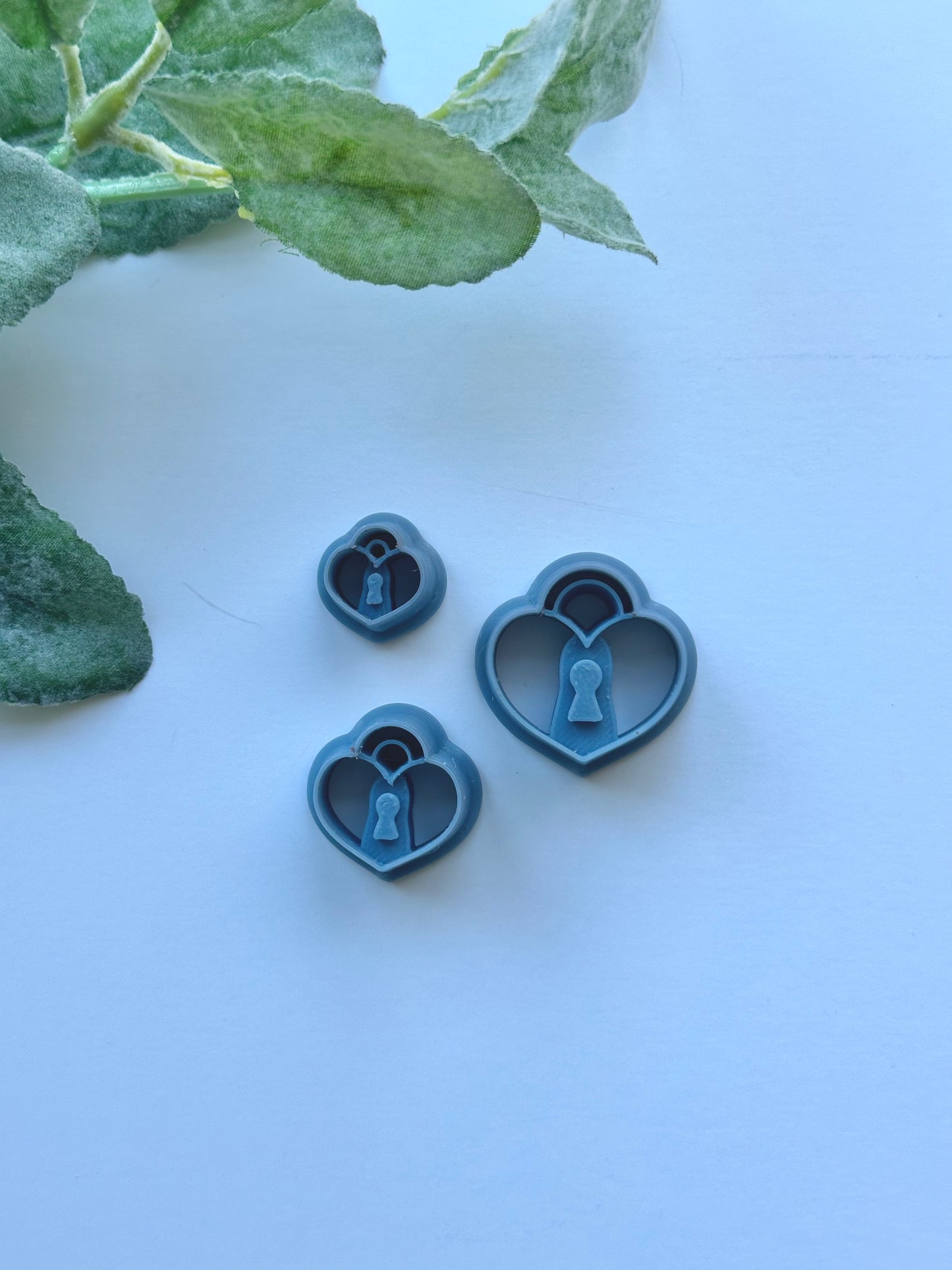 Heart Lock | Polymer Clay Cutter