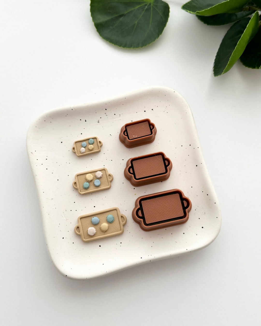 Cookie & Dessert Tray | Polymer Clay Cutter