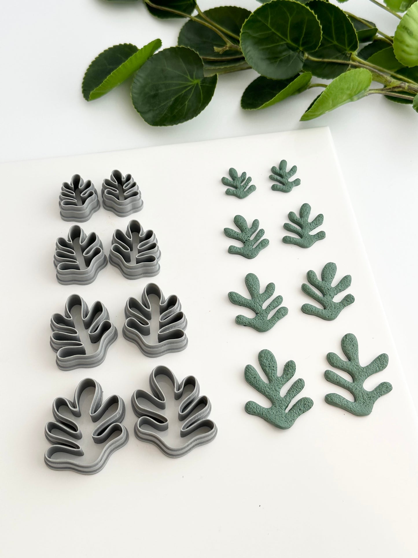 Coral (Mirror Set) | Polymer Clay Cutter