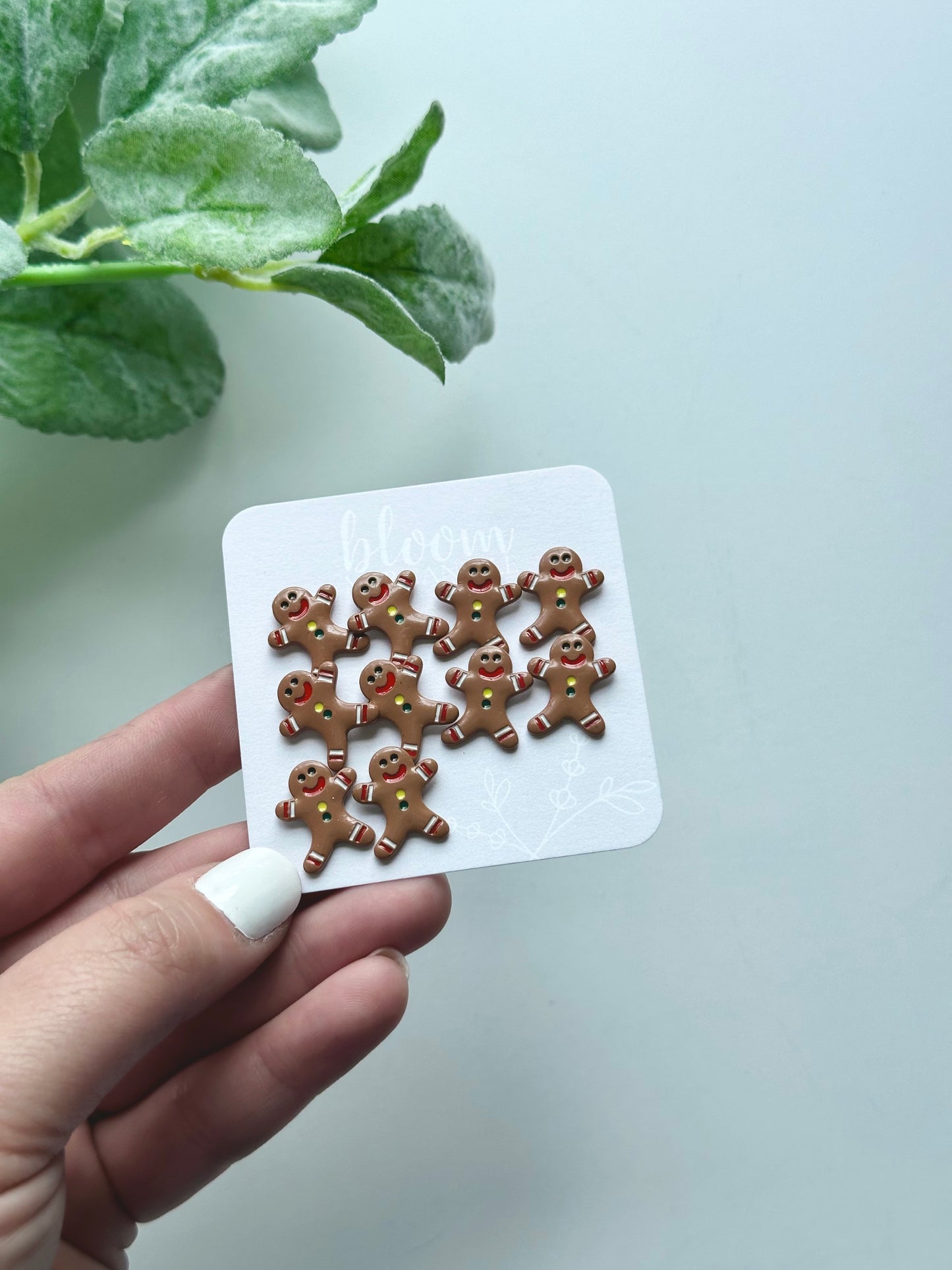 Gingerbread Men | Add-On Stud Packs (5 pair)