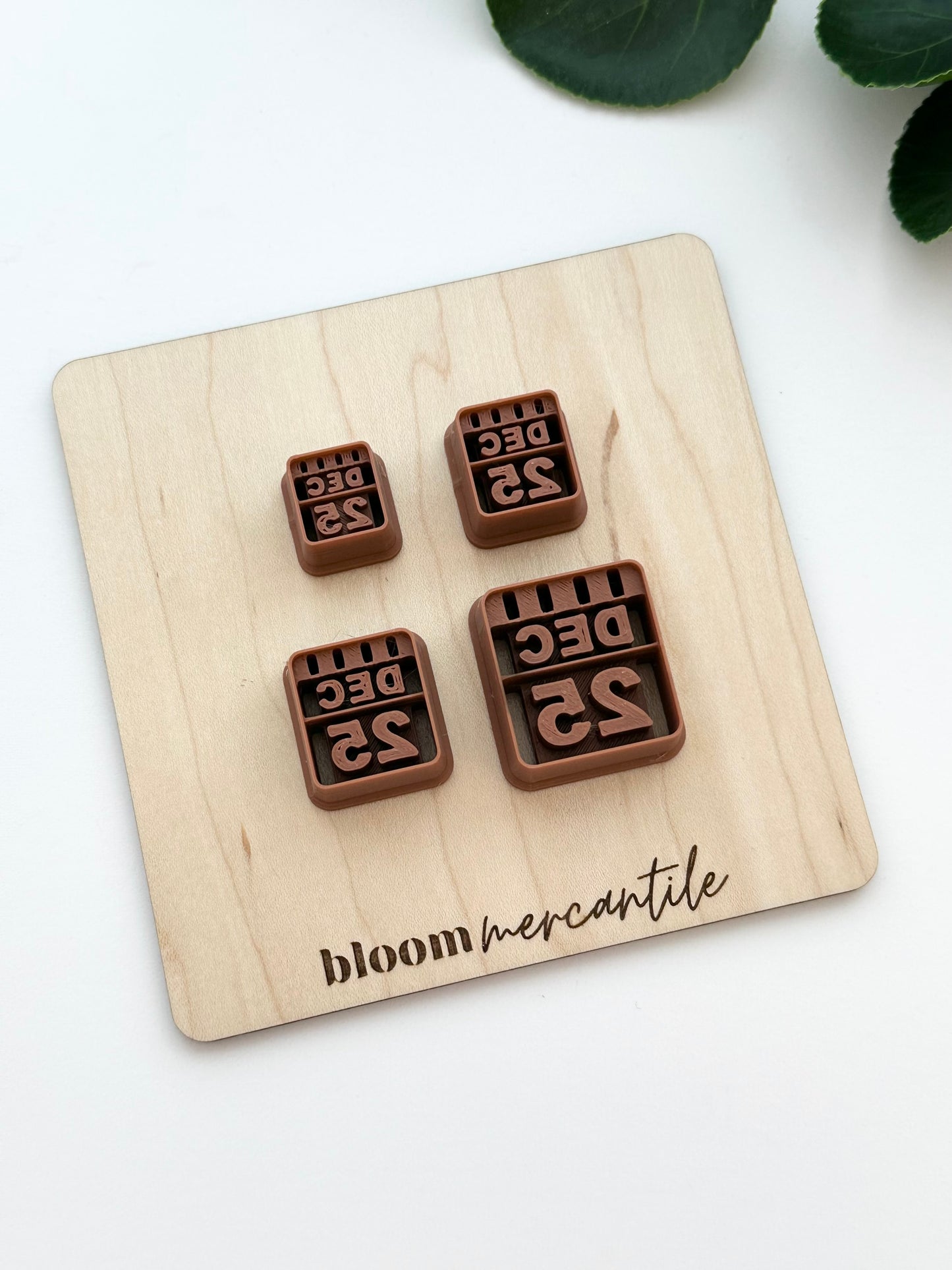 Dec 25 Calendar Page | Polymer Clay Cutter