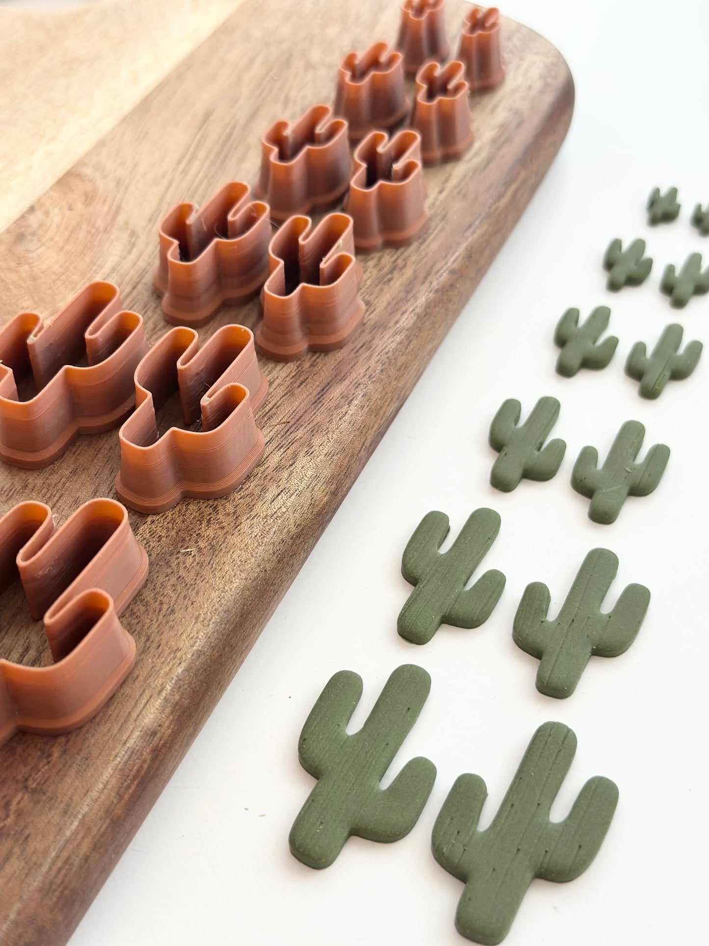 Cactus (Mirror Set) | Polymer Clay Cutter