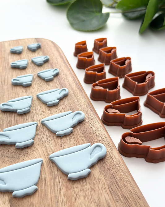 Teacup (Mirror Set) | Polymer Clay Cutter