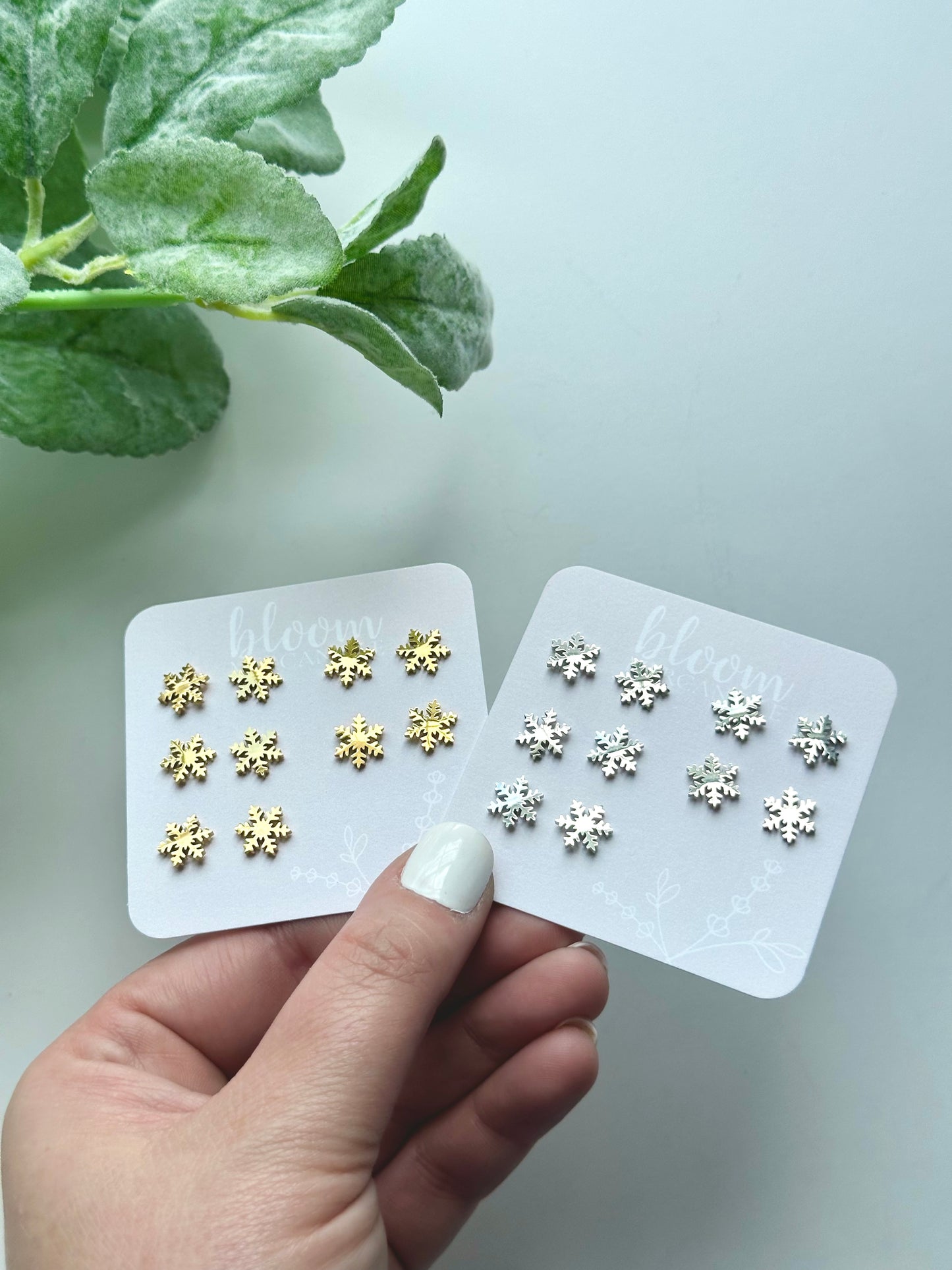 Snowflakes B | Add-On Stud Packs (5 pair)