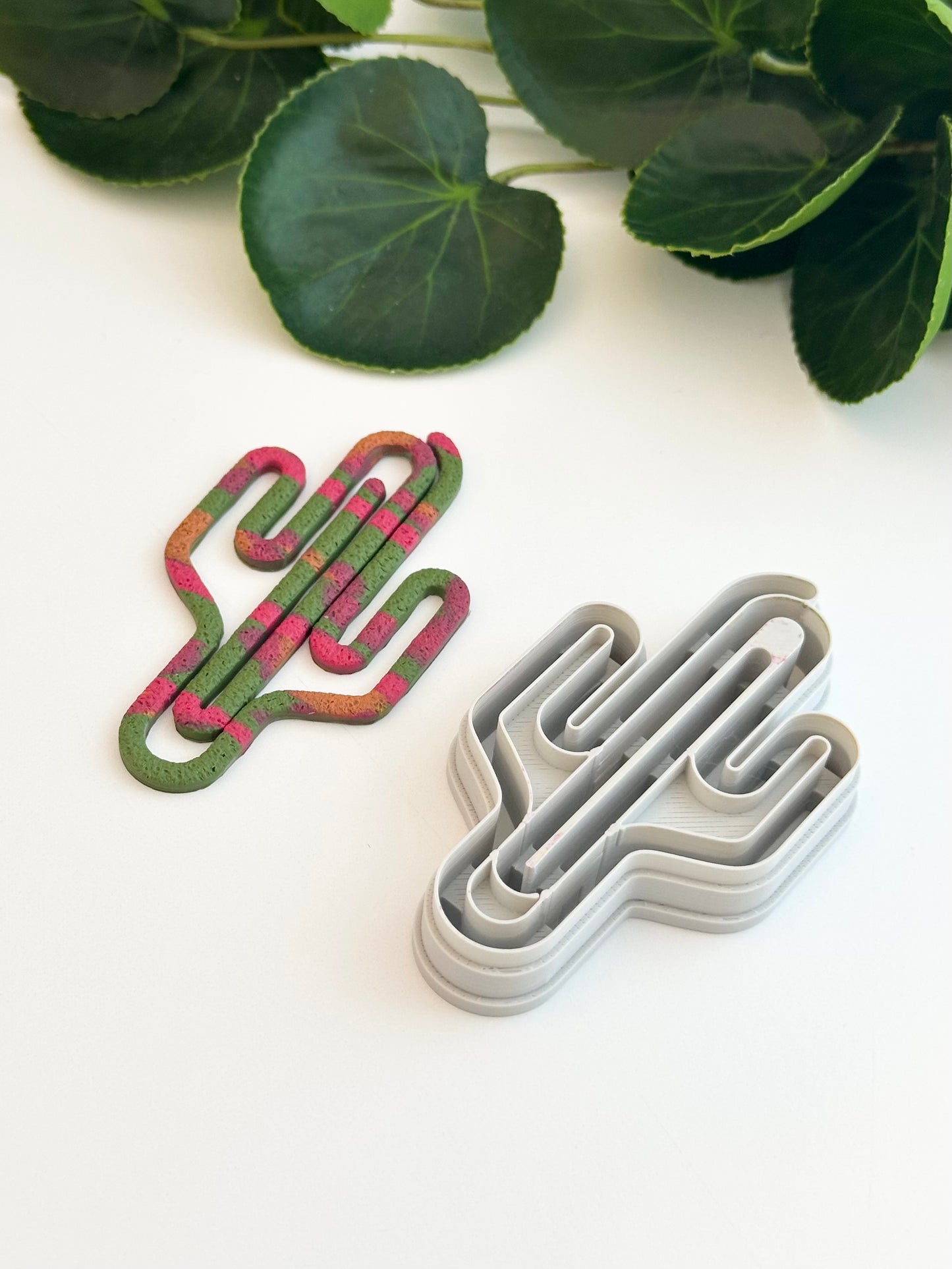 Cactus Paperclip Bookmark | Polymer Clay Cutter