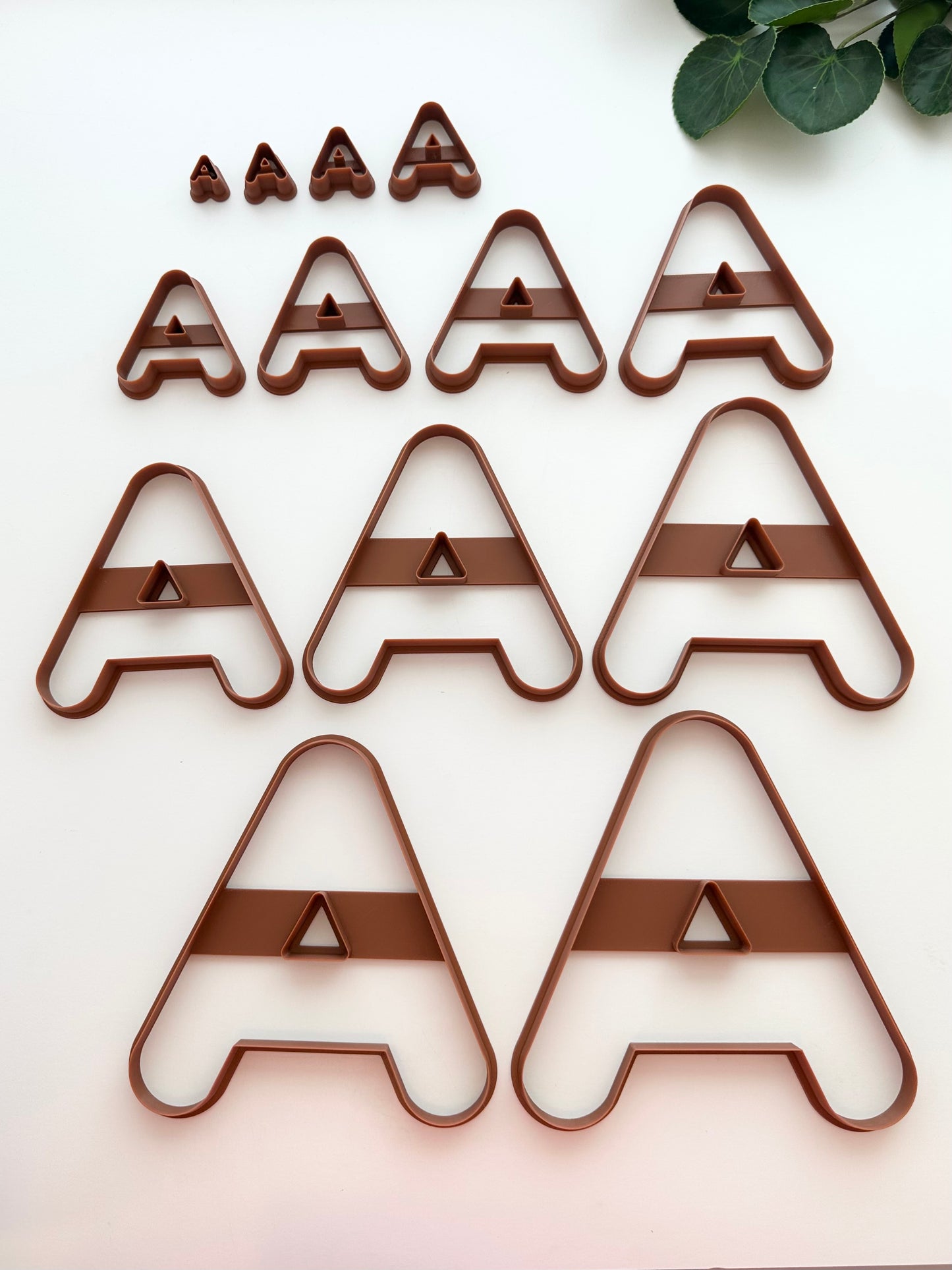 Fridge Magnet Letters N-Z | Polymer Clay Cutter