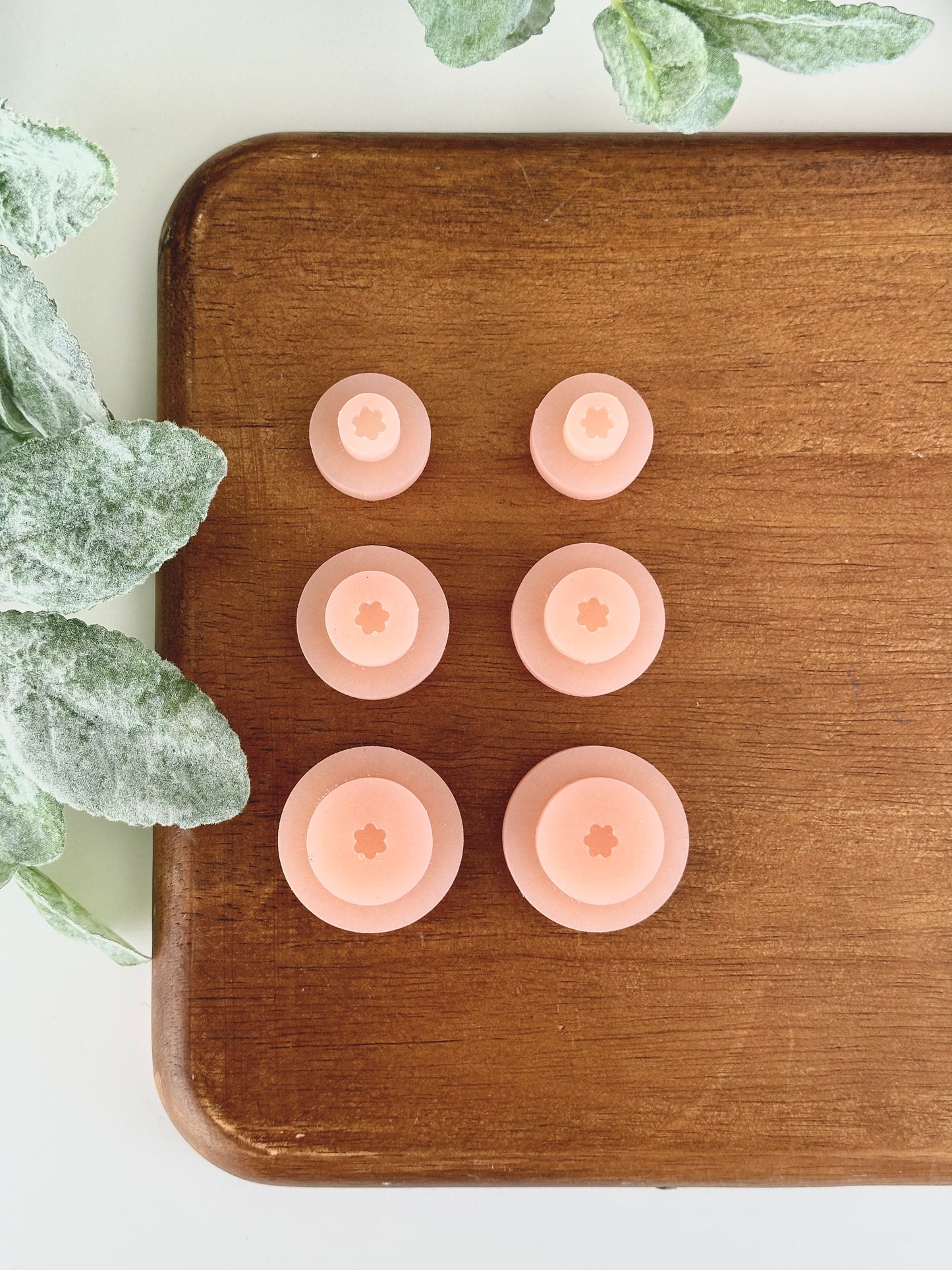 Silicone Circle Earring Hoop Guides | Clay Tools