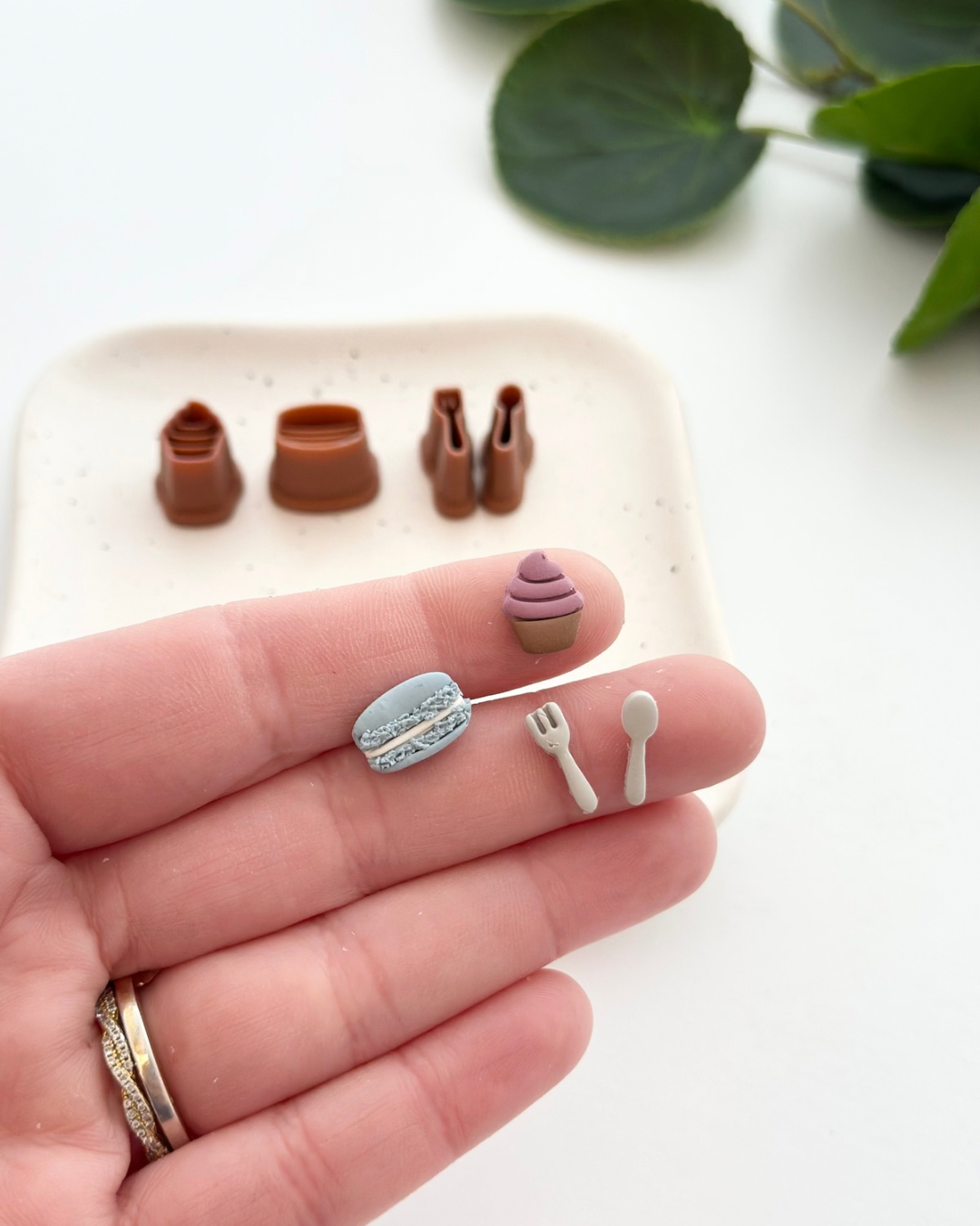 Desserts Little Stud Pack (4pc) | Polymer Clay Cutter