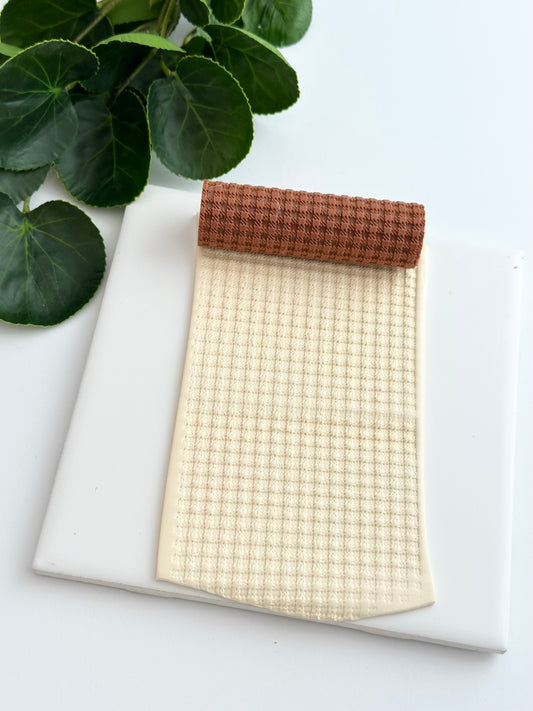 Gingham (Small Pattern) | Polymer Clay Texture Roller