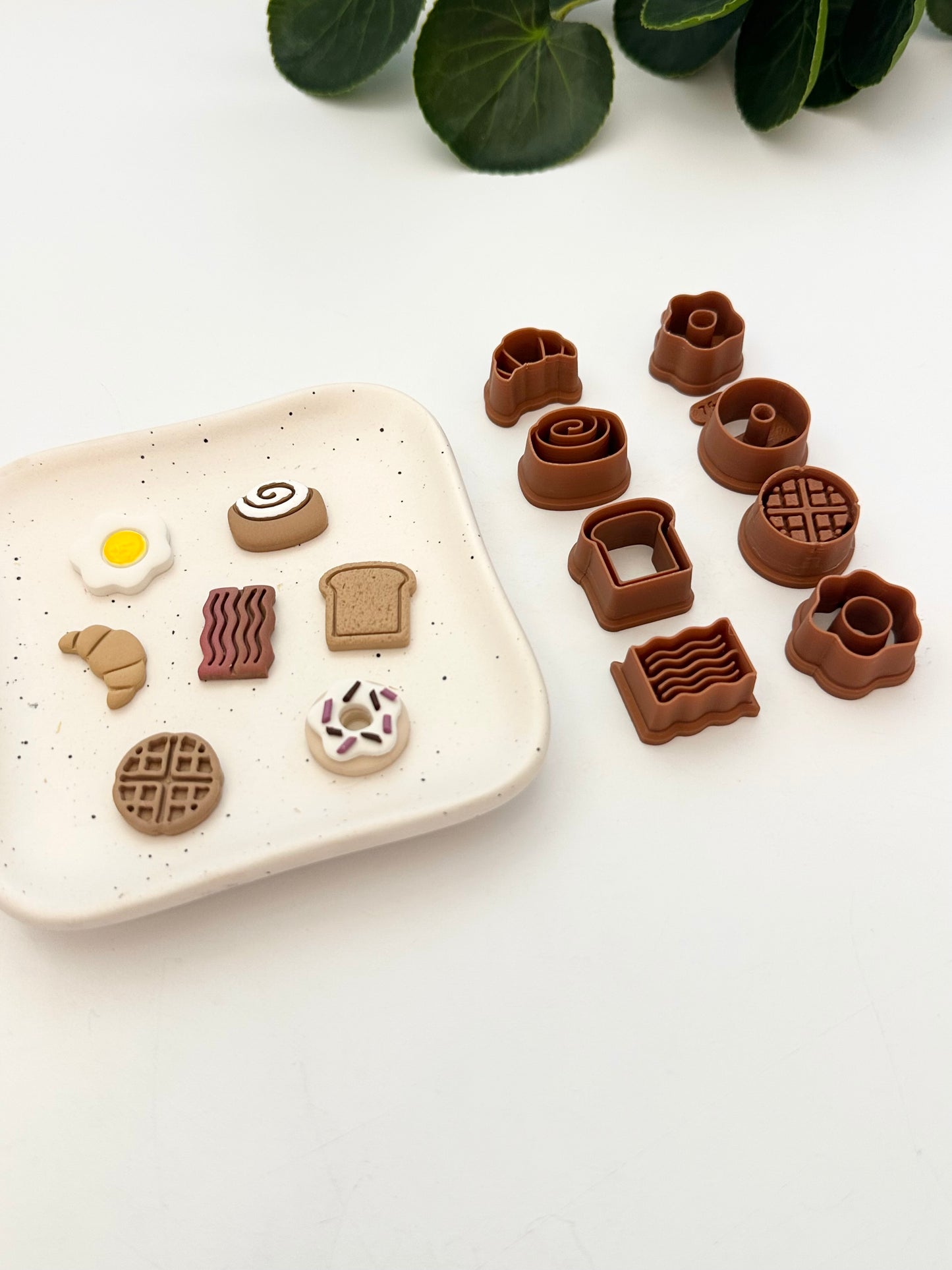 Breakfast Biggie Stud Pack - 7 Styles (8pc) | Polymer Clay Cutter