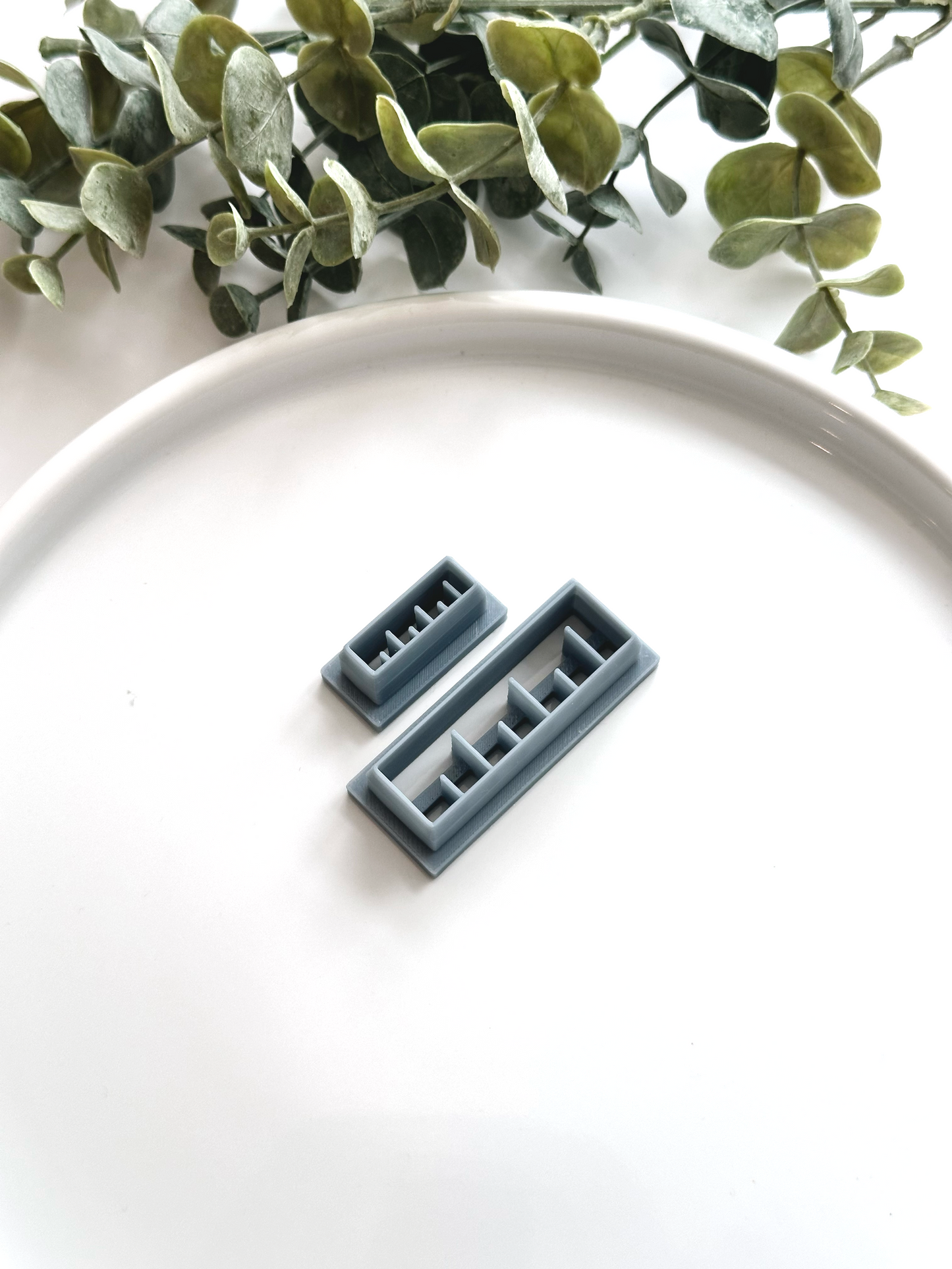 Embossed Ruler | Back to School Theme | Polymer Clay Cutter