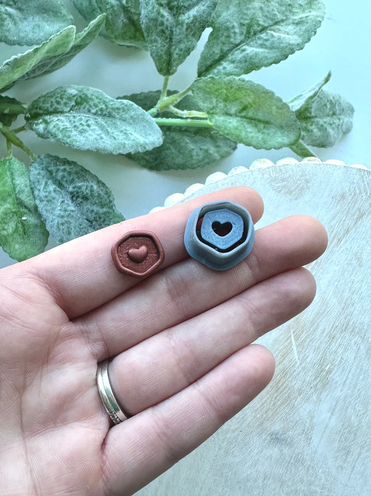 Heart Wax Seal | Polymer Clay Cutter