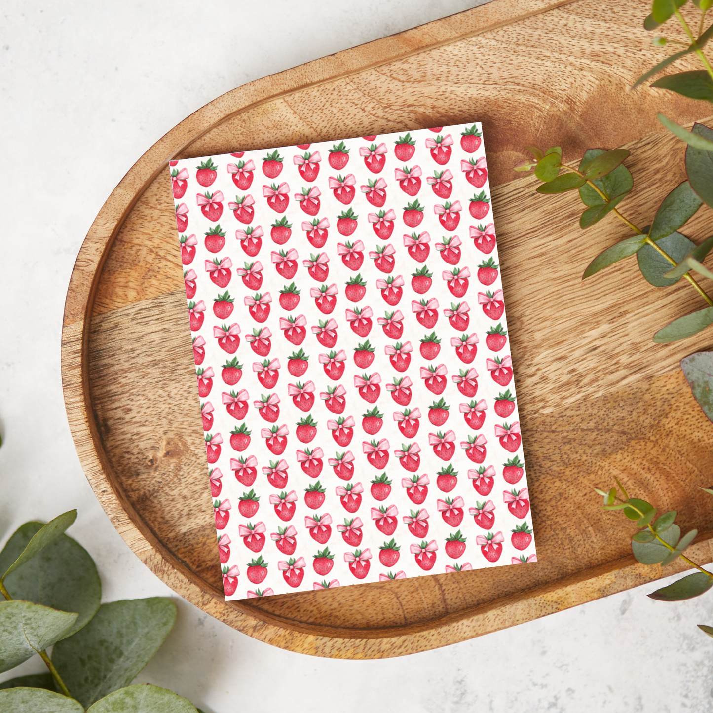 Strawberries and Bows | T0494 | Image Transfer Paper | Former SKU DC53