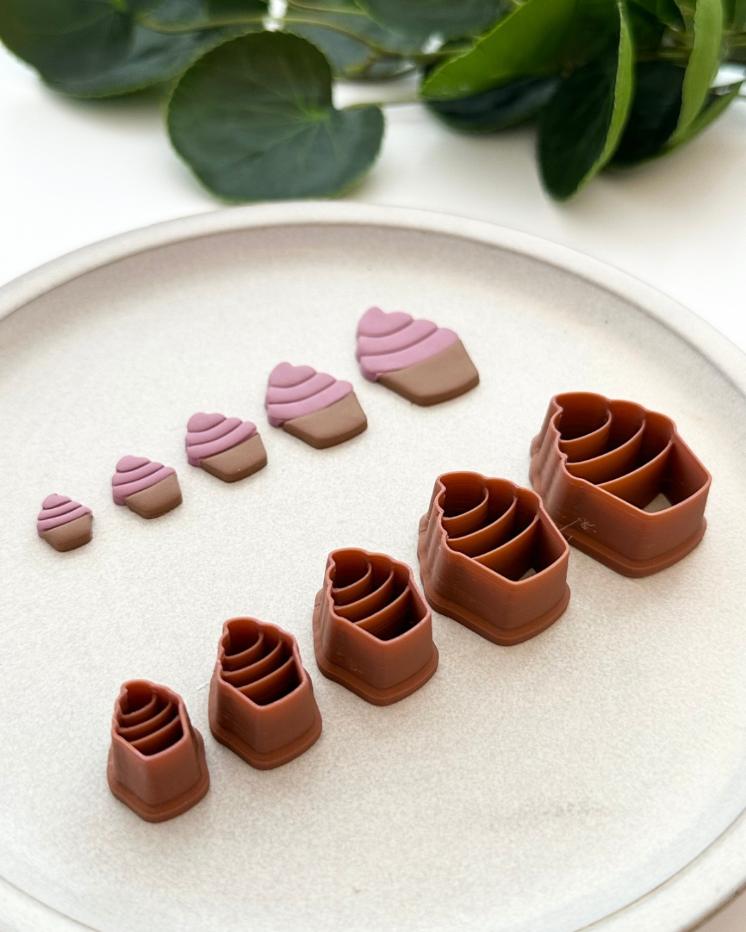 Frosted Cupcake | Polymer Clay Cutter