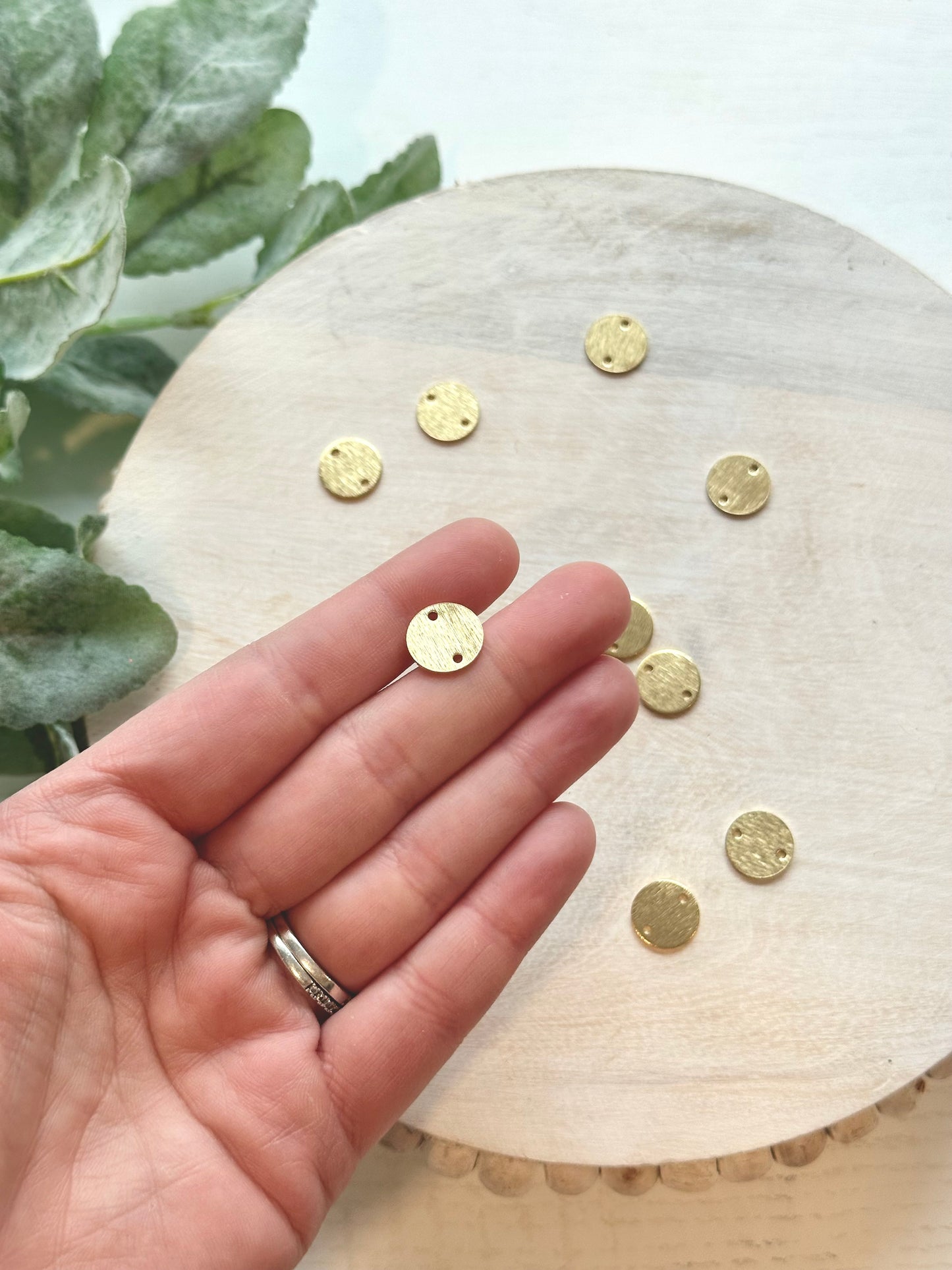 Circle Connector 12mm - Gold (10pc)