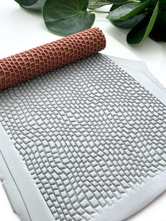 Wavy Paved Road | Polymer Clay Texture Roller